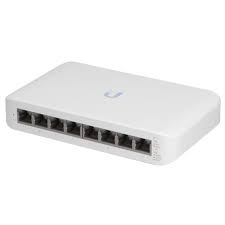 Ubiquiti USW-Lite-8-PoE UniFi 8-Port Cloud Managed Desktop Gigabit PoE+ Switch (52W)