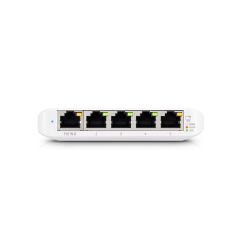 Ubiquiti USW-Flex-XG UniFi 5-Port Layer 2 Managed Desktop 10-Gigabit PoE+ Switch
